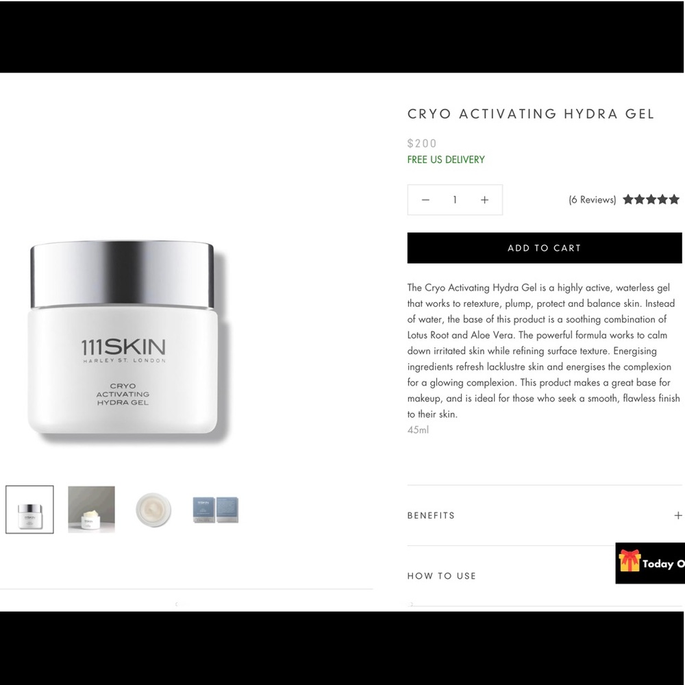 CRYO ACTIVATING HYDRA GEL